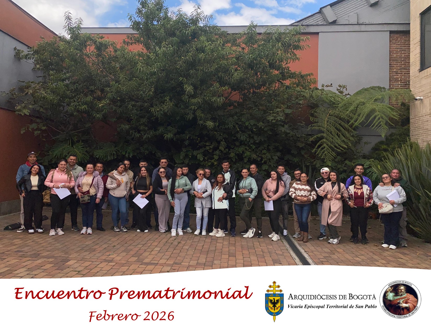 Recuerdo del 1° Encuentro Prematrimonial - Febrero 2026